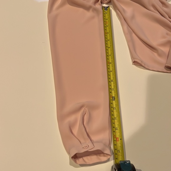 Blouse crepe fabric with lace detail, Soft pink, One Fashion by Vero Moda - Picture 6 of 6